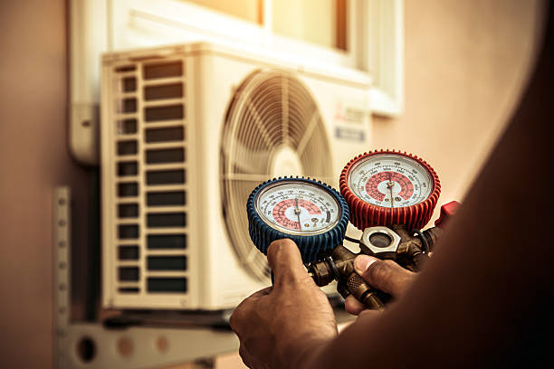 Professional Ductwork Repair technician working in Springfield, MA